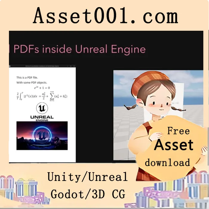 Unreal Engine PDF查看器插件介绍|PDF Viewer 5.7