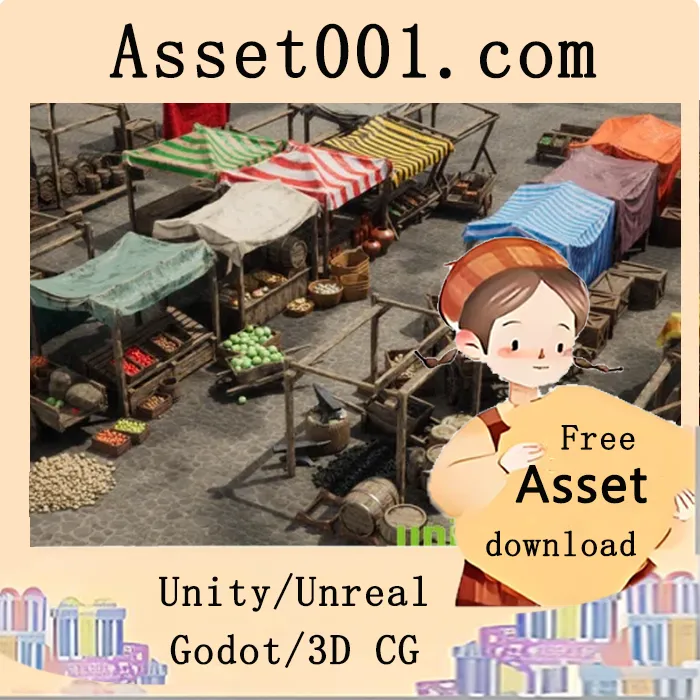 基于HISM优化的中世纪市场资源包|Medieval Market Optimized v4.27+