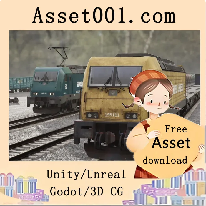 Unity铁路工业场景Freight Train资产包详解|Freight Train