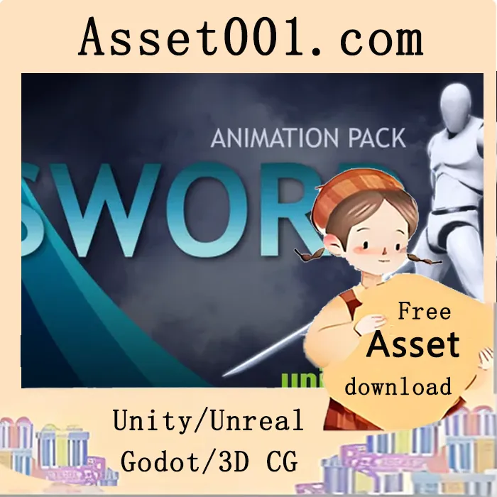 剑刃动作包：专为动作RPG游戏设计的高品质动画资源|Sword Animation Pack v4.20-4.27+