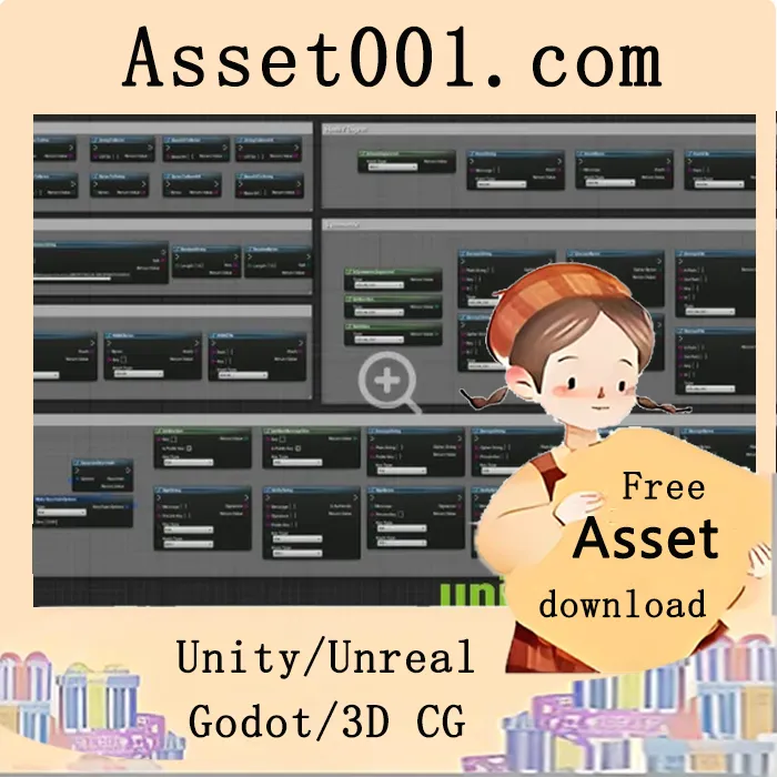 Unity蓝图加密工具插件：40+加密算法简化安全开发|Crypto Helper Blueprint Library v2.1 +