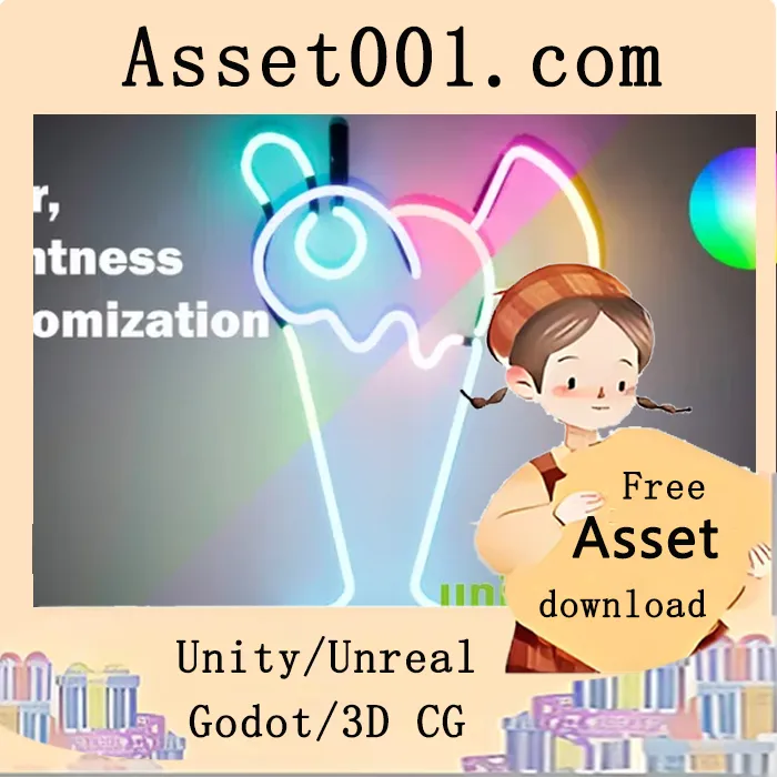 23个真实感霓虹灯蓝图包，支持颜色与亮度自定义|Neon Sign Pack v4.21-4.27+