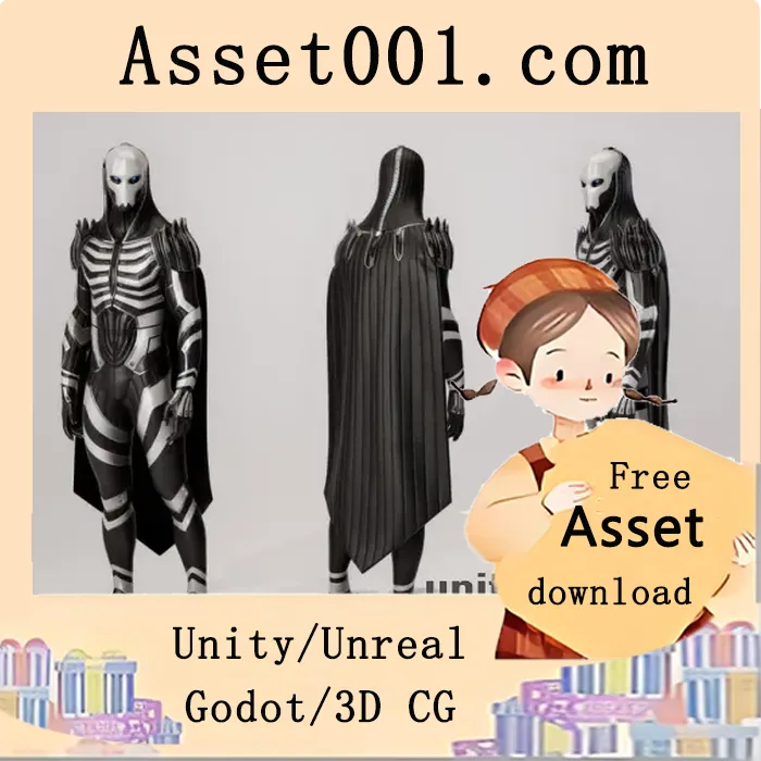 低多边形机器人模型：支持蓝图自定义材质与动画的高性能资产|Robot 14 v4.27+