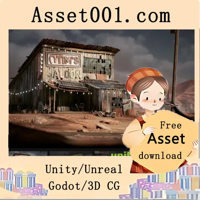 Retropunk Saloon Environment + ULAT ( Post Apocalyptic Bar ) v5.3+