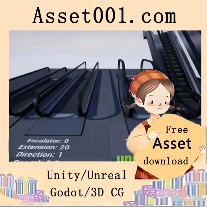 基于参数的升降机与移动平台程序化生成方案|Procedural Escalator & Travelator v4.26+