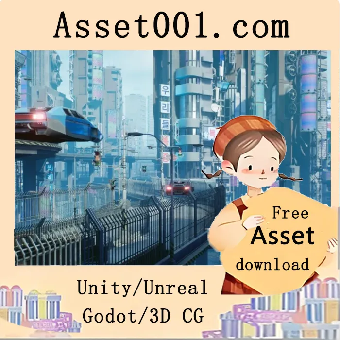 赛博朋克风格末世城市环境包：包含10+街区、11栋建筑模型及25+建筑道具 blueprint|Dystopian City Environment (Cyberpunk, Cyberpunk City, Cyberpunk Buildings) v4.26+