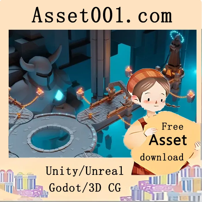 Platformer 8 Underworld - 低多边形3D模型包5.7|Platformer 8 Underworld - Low Poly 3D Models Pack 5.7