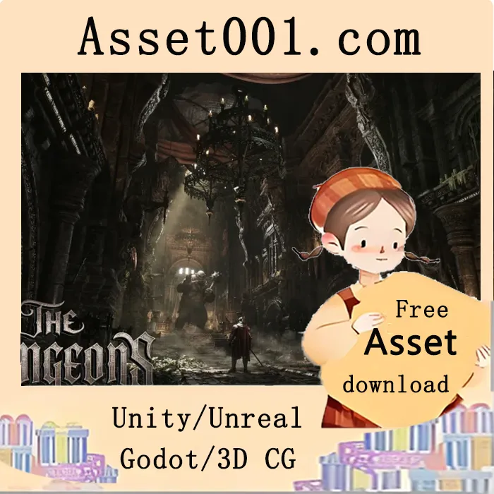 Unreal Engine 5 原生打造的哥特式地下城资源包：含580件手工艺资产与Nanite/Lumen技术支持|THE DUNGEONS – [Dark Fantasy / Gothic Underworld/ Dungeon]