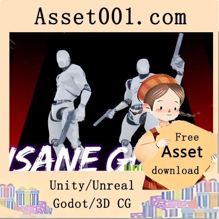 Insane Gunner AnimSet：含枪械与双枪、195个动画及36个姿势的超详细动作资源包|Insane Gunner AnimSet v4.18+