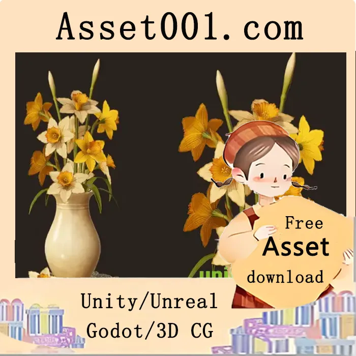 Unity植物素材包：31个独特模型含31种材质与51张高清纹理|House Plants v4.26+