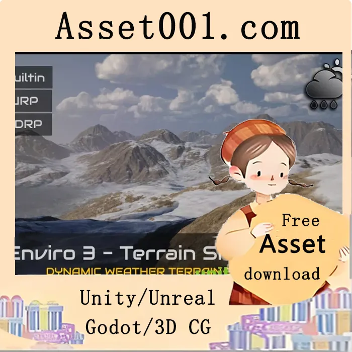 Enviro 3 - 地形着色器：支持动态天气效果的PBR地形Shader|Enviro 3 - Terrain Shader v1.2.0