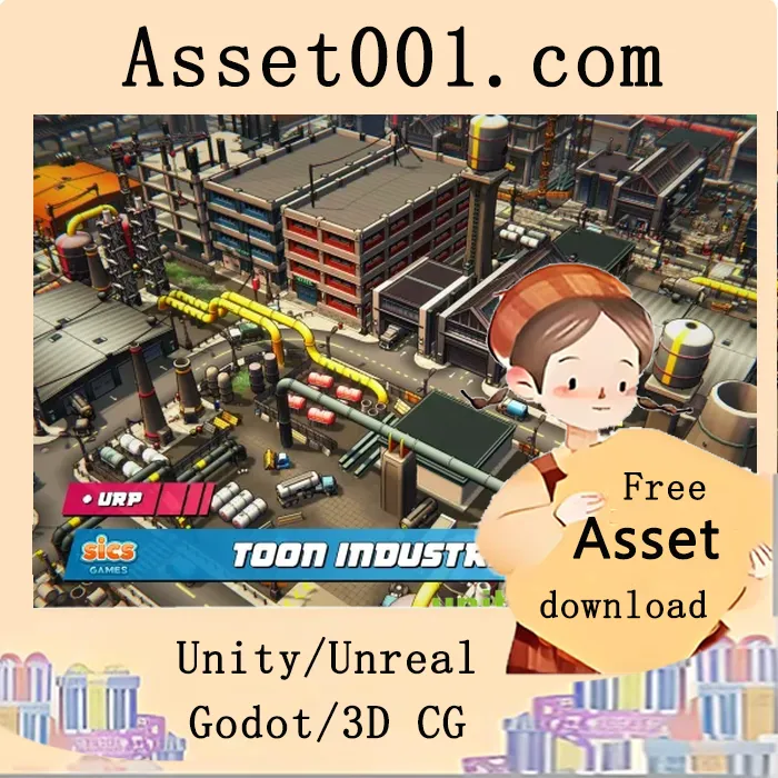 Toon Industries工业环境资源包：291个预制件构建项目场景|Toon Industries v1.3.0