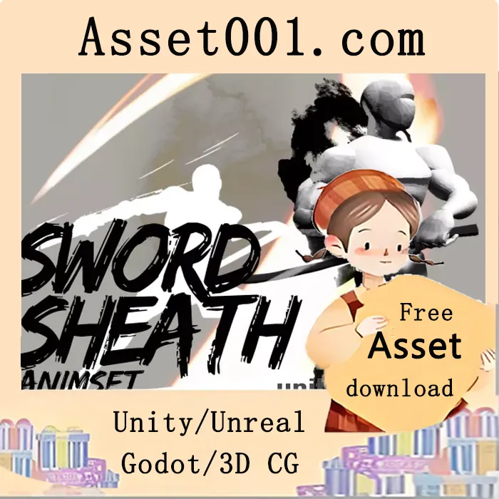 包含101+动画的剑鞘AnimSet资产介绍|Sword sheath AnimSet v1.21