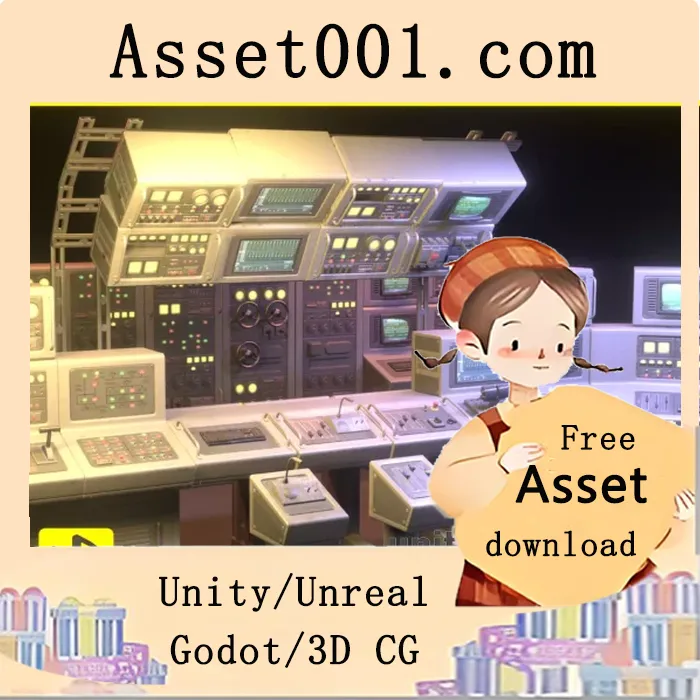 真实工业道具包：包含54个高精度模型、材质、纹理与音效|Switchboard pack v2.0