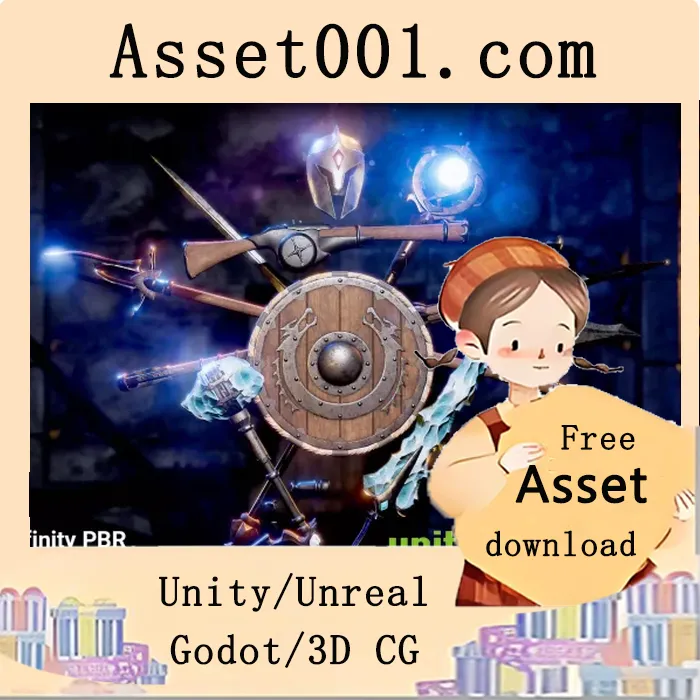 Weapons & Armor PBR Pack #2 - Fantasy RPG v4.2