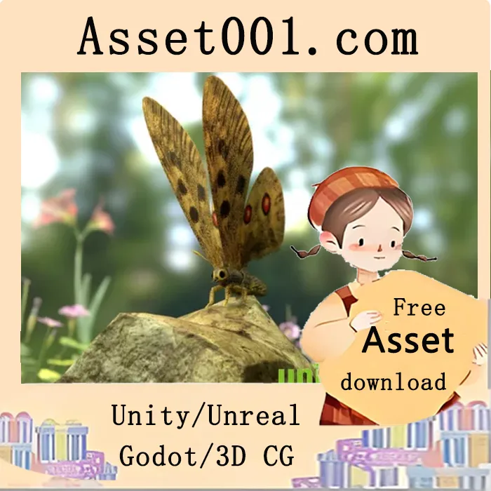 低多边形动画蝴蝶蓝图资源（含Niagara与AI系统）|Butterflies Collection (BP, Niagara + AI) v4.24-4.27+