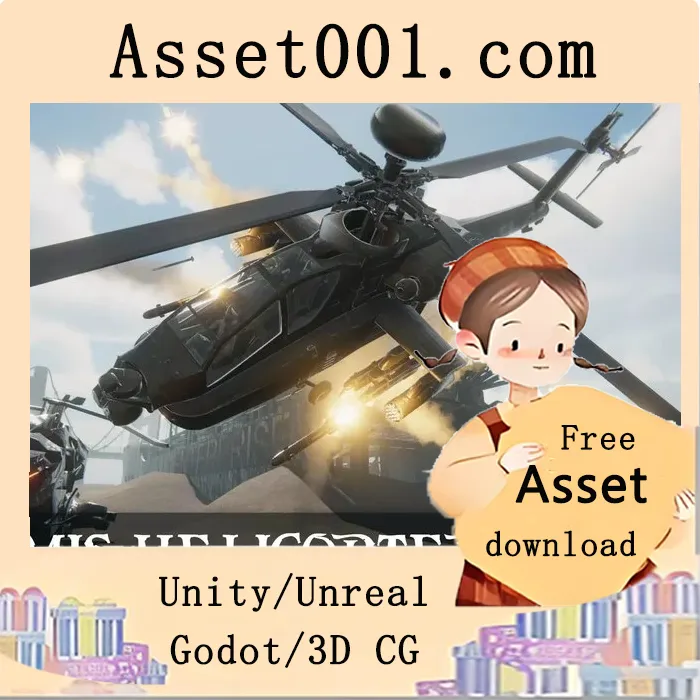 MIS-Helicopter-AH64D：基于Invector中间件的定制化直升机插件|MIS-Helicopter-AH64D v1.2.14