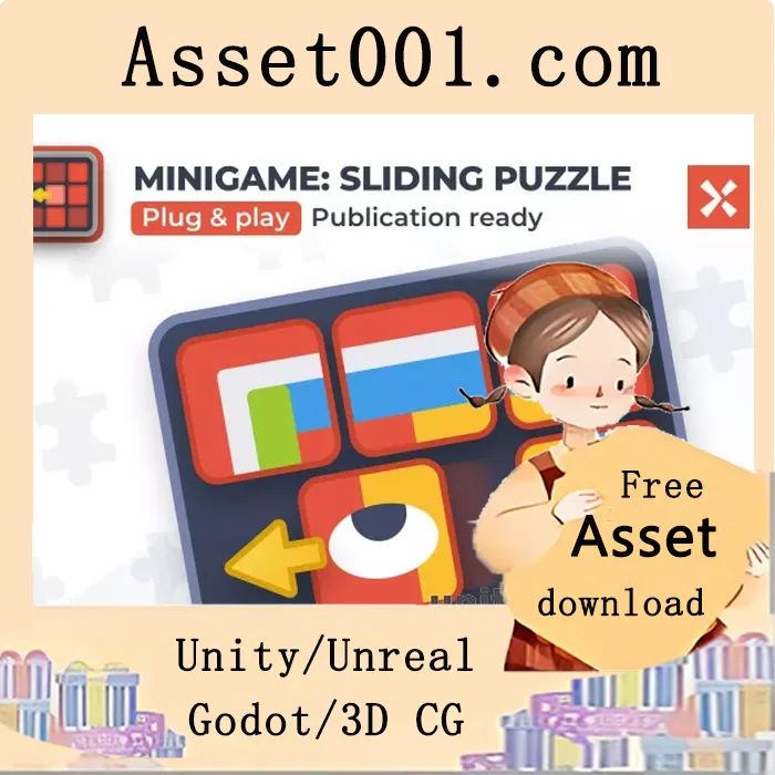 滑块拼图游戏模板：完整逻辑与可定制的教育类小游戏解决方案|Sliding Puzzle Game Template v4.0.1