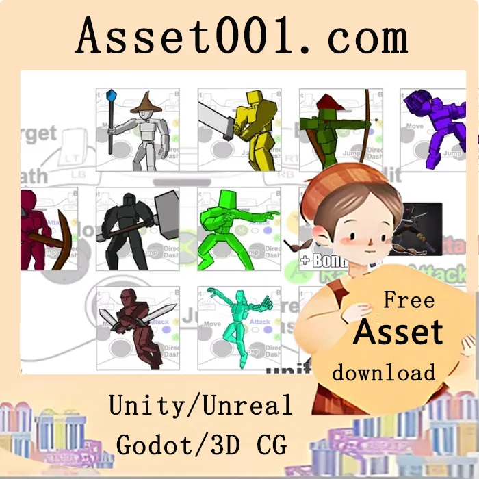 Unity Warrior Pack 大礼包：12个Mecanim动画包超值折扣|Warrior Pack Mega Bundle v1.0