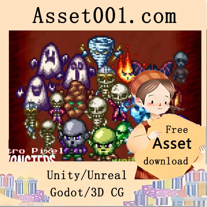 Retro Pixel Monsters v1.5