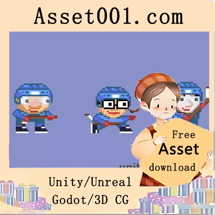 像素冰球资源包：包含150+精灵与8种独特动画的复古冰球模拟器|Pixel Hockey v1.0.0