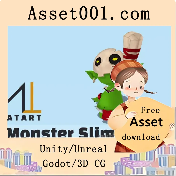 手绘3D怪物模型与动画资产，适用于游戏开发|ATART Monster Goblin v1.0