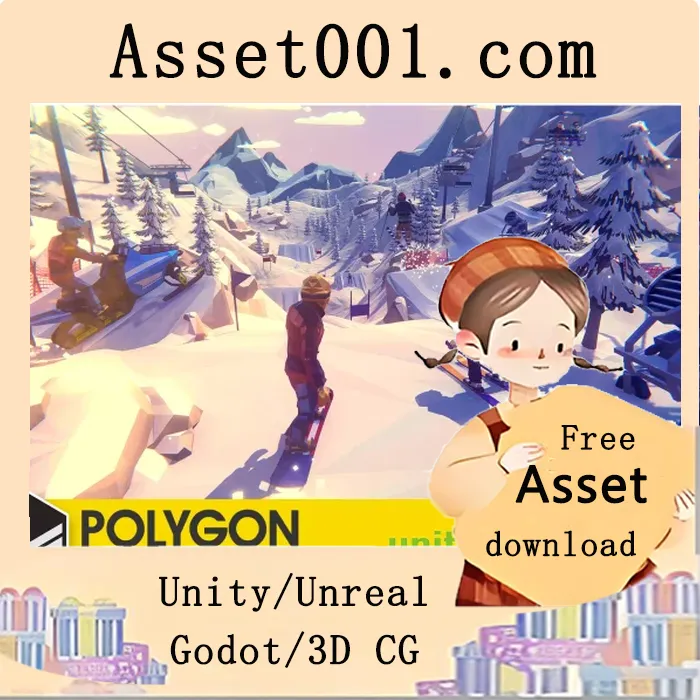 POLYGON Snow Kit - Low Poly 3D Art by Synty v1.3