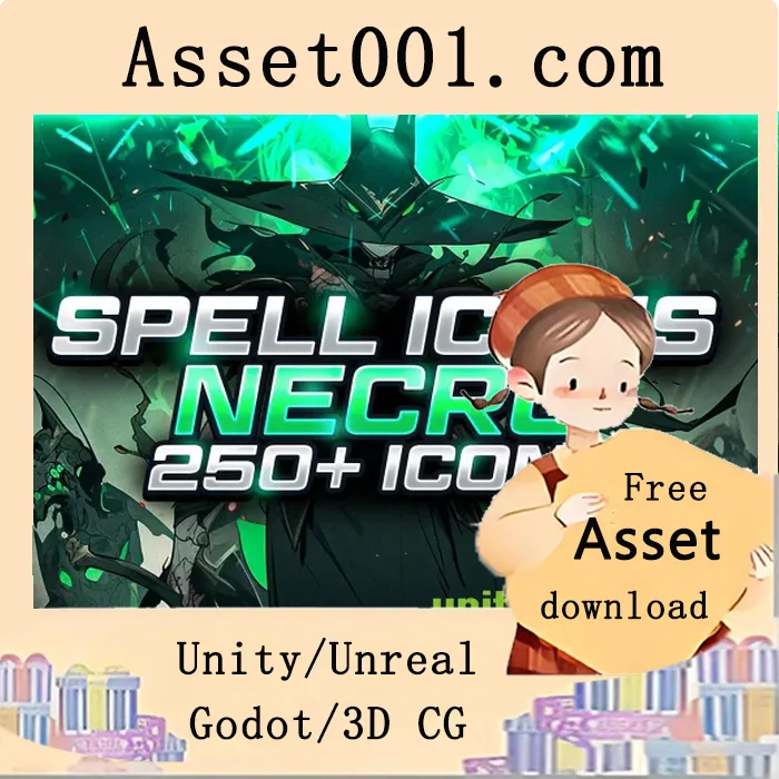 250+款精心设计的 necromancer 魔法图标集合|Cinematic Spell Icons - Necromancer v1.0