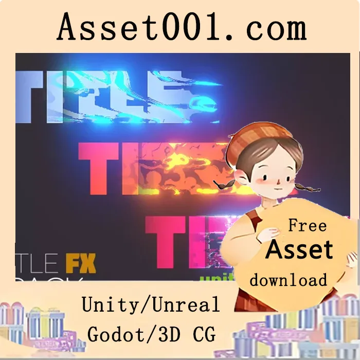 Title FX Pack：为游戏标题与logo添加惊艳视觉特效|Title FX Pack v1.0