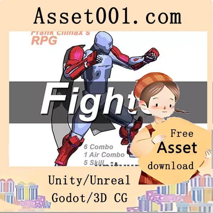 Frank RPG Fighter (+UE4 FBX) v1.0