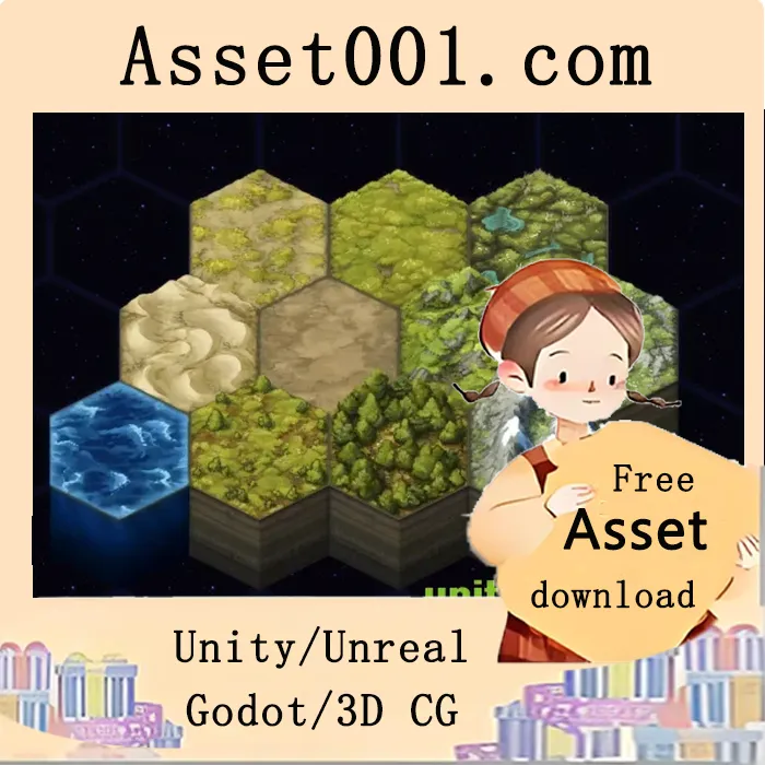 Hex Basic Set: Painted 2D Terrain v1.3.0