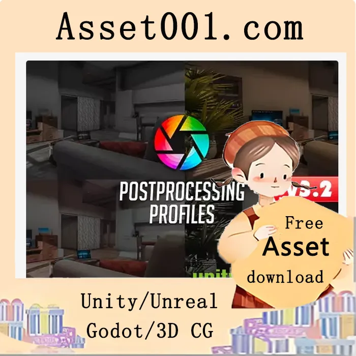 Unity/Unreal 后处理3个预设包，适用于PC/Mac和移动设备|Post Processing Profiles v3.27