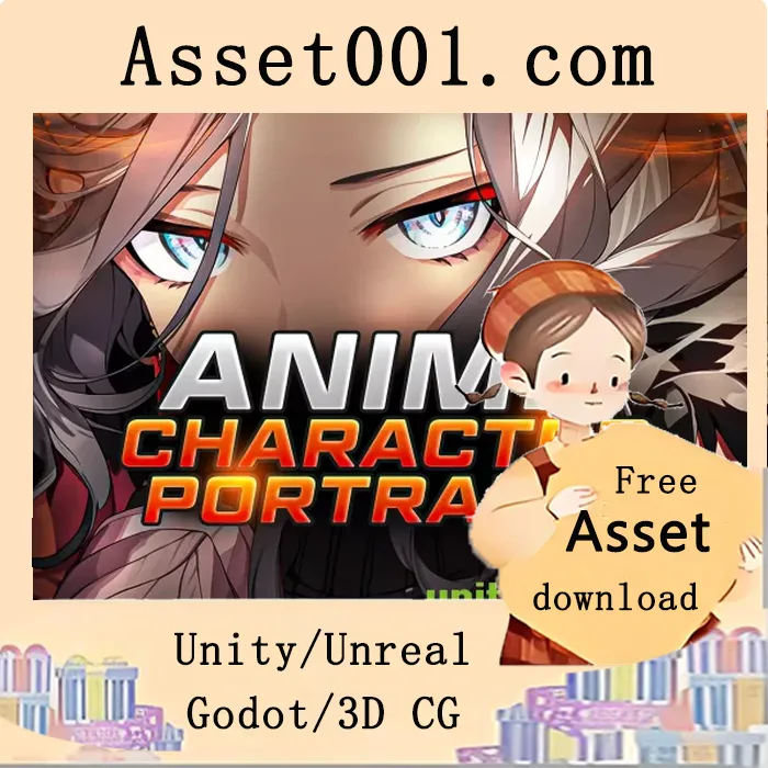 终极动漫角色肖像集：100+高质量精美角色形象资源|Anime Character Portraits v1.0