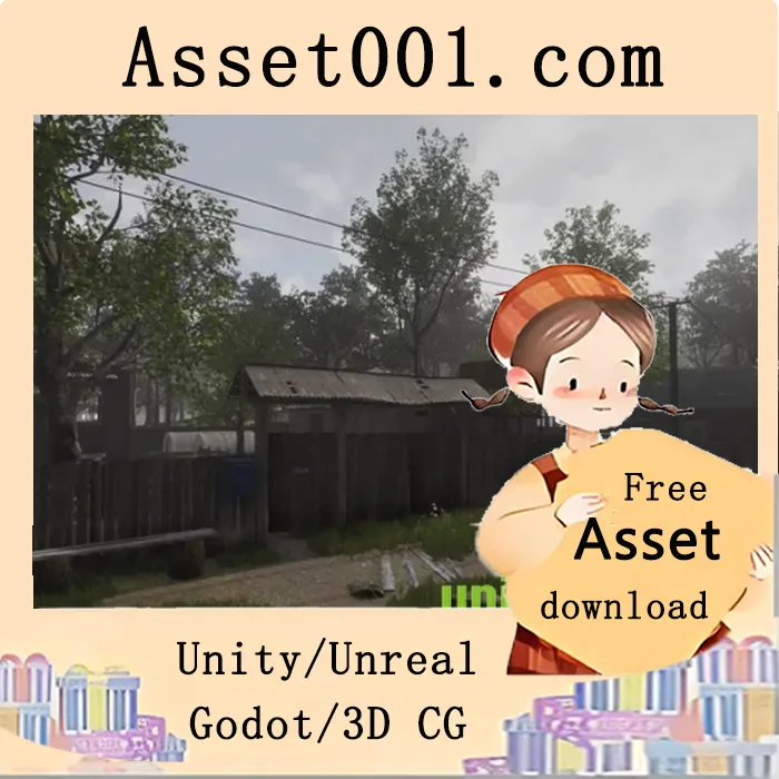 俄罗斯/乌克兰乡村环境包：支持生存游戏的模块化建筑与实景道具|Soviet Village Environment Pack v4.21-4.25+