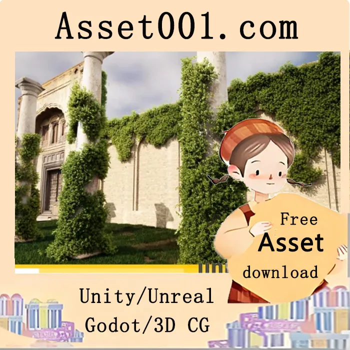 Unity/Unreal 中实现超真实花园与自然地形的植物资源包|Landscaping Vines 1 v5.1-5.2+