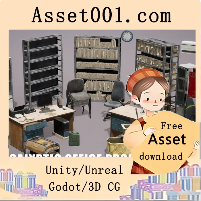 Apocalyptic Office Props Vol1 v4.26+