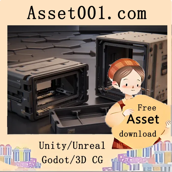 8K高清军事箱模型包：含6级LOD与高质量贴图，适用于生存游戏与影视项目|Military and tool Boxes 5.7