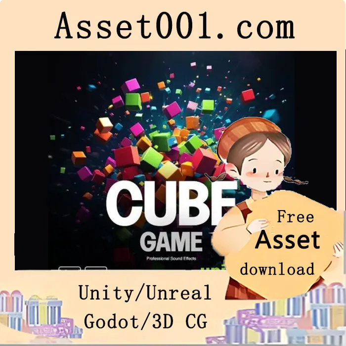 立方游戏音效包：29个便捷音效文件，专为移动端设计|Cube Game Sound Pack