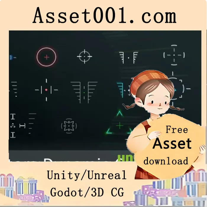 可定制动态十字准星包（30个材质实例预设）|Custom Dynamic Crosshair Pack v4.2x