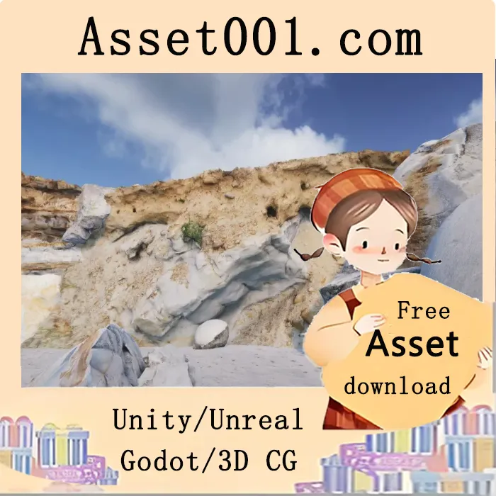 高精度扫描沙丘矿场模型，适用于VR、电影与游戏|Scanned Sand Quarry v1.0