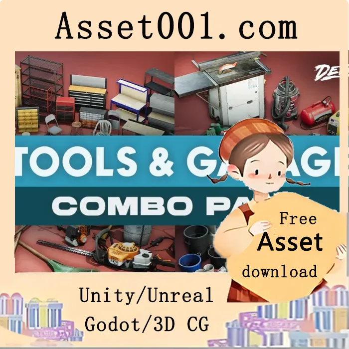 Toolshed COMBO道具包（VOL.1-6）——Unreal引擎AAA级实时光影资产套装|Toolshed - COMBO Prop Pack (VOL 1-6) v4.26+