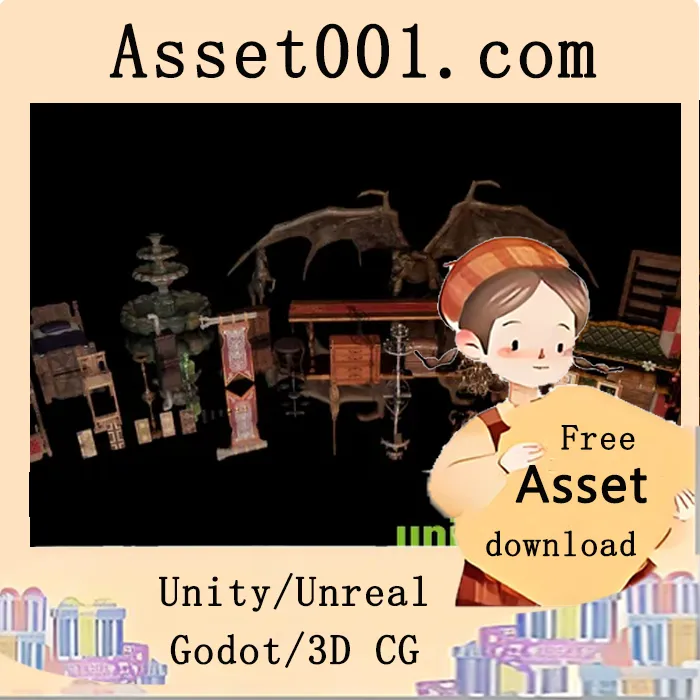 65件高品质纳米粒子资产包，打造细节丰富的中世纪场景|Medieval Castle Kit - Medieval Castle Props (Castle, Castles, Medieval Props) v5.0+