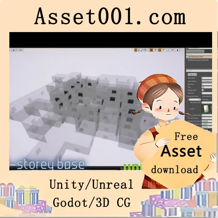基于模型的多层科幻基地/迷宫程序化生成器|Procedural Level Generator v4.20-4.27+