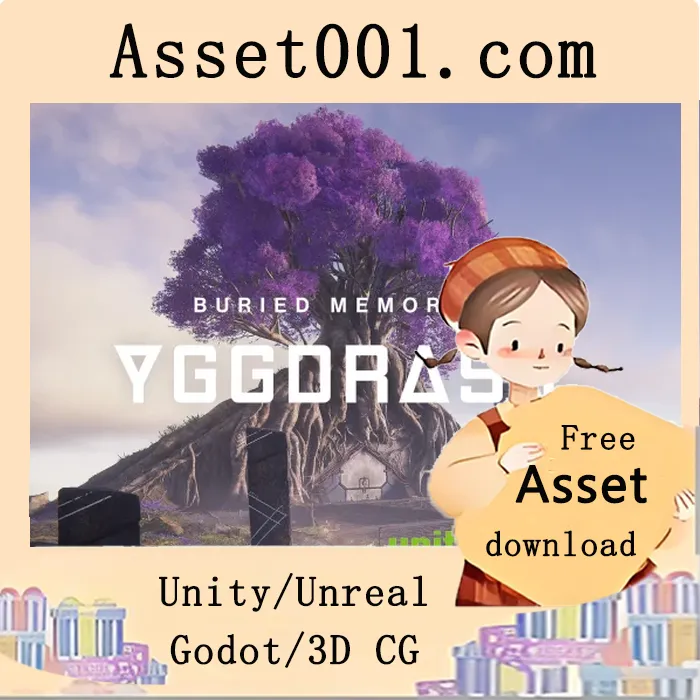 Unity Icon Collective发布首款Yggdrasil图标包，包含高精度角色、环境及AAA级资产|Buried Memories Volume 1: Yggdrasil - Icon Pack v1.2.2