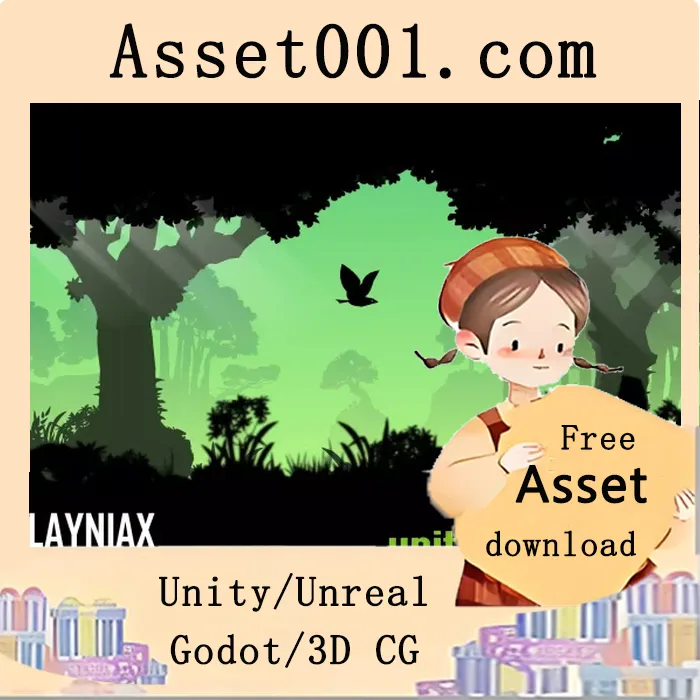 魔法森林多层背景包：打造幻想主题景深背景|Background Pack 02 - Magic Forest v1.0