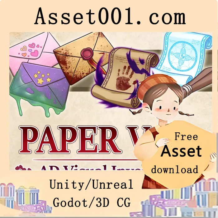 视觉物品库存包：包含151种物品的高清资源集（支持所有引擎）|Ad Visual Inventory Paper Vol.1 v1.0