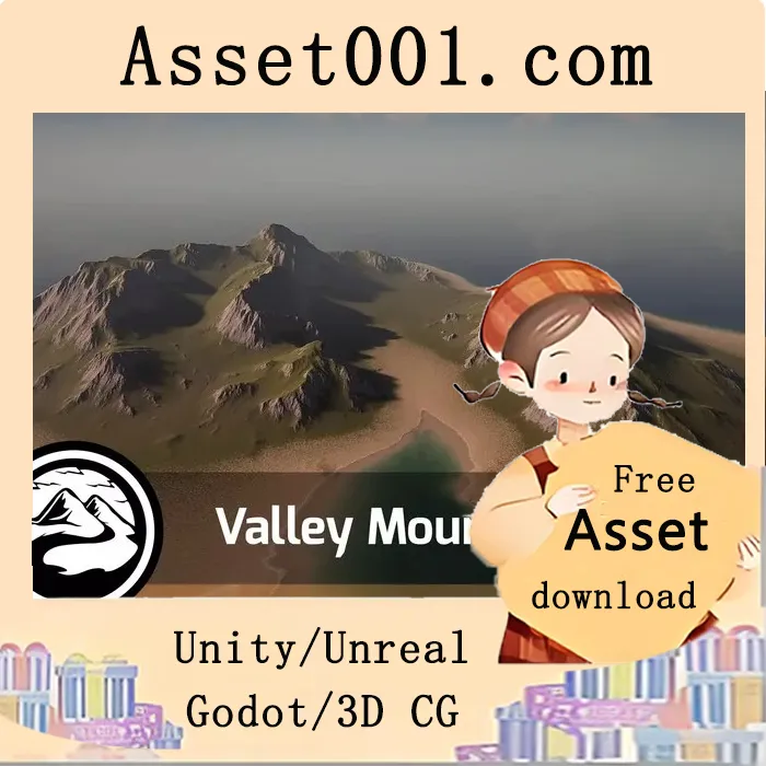 Valley Mountains - 印章包 v1.0（10张高质量高程图）|Valley Mountains - Stamp Pack v1.0