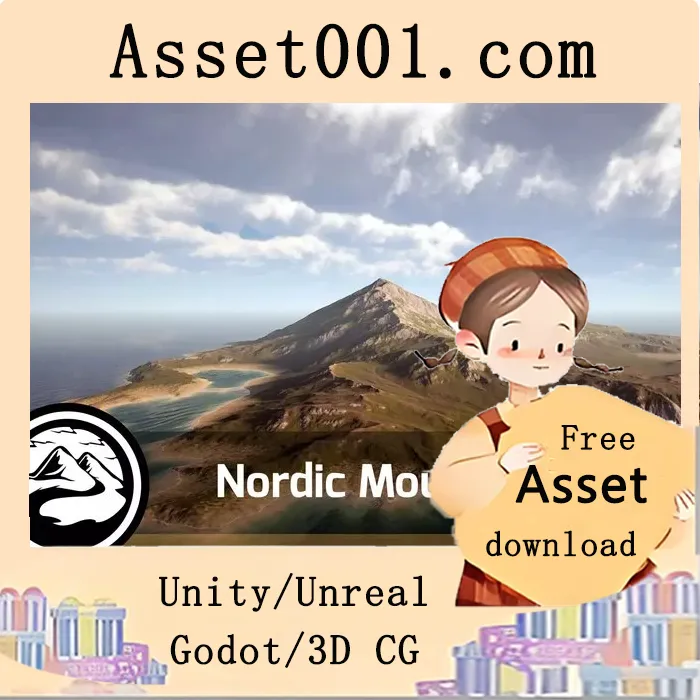 Nordic Mountains - 地形图套件 v1.0|Nordic Mountains - Stamp Pack v1.0