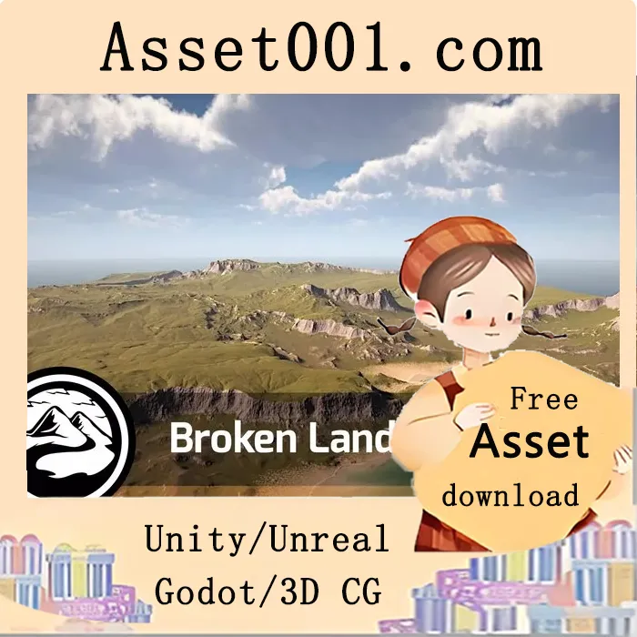 Broken Lands - 高质量地形图印花包 v1.0|Broken Lands - Stamp Pack v1.0