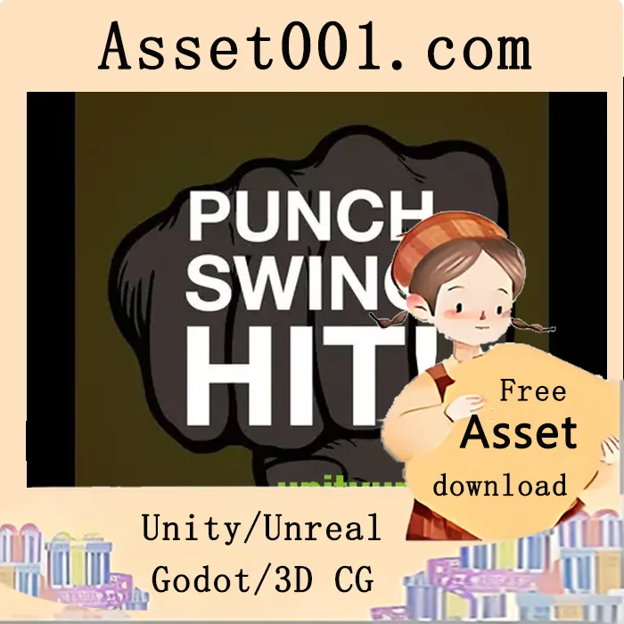 拳击挥击与击中音效包（含39个挥拳声、44个击中声、12个身体下落声，共95个音效）|Punch Swing & Hit Sounds v1.0